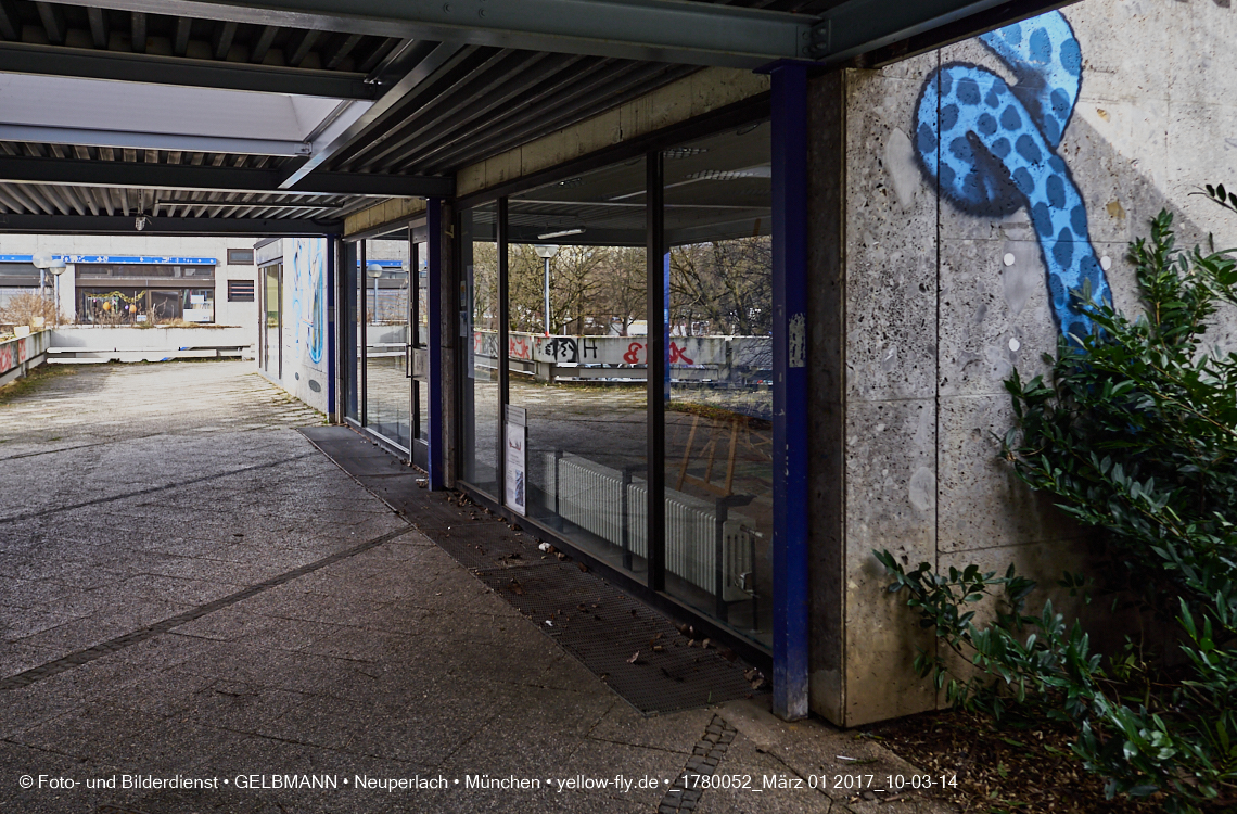 01.03.2017 - die Abrissbaustelle Quiddezentrum in Neuperlach